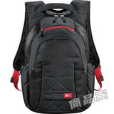 海外代购 Case Logic 经典休闲旅行徒步款背包 精致黑色双肩背包
