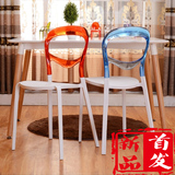 新款瑞德尔椅子 塑料透明椅子时尚餐椅 现代休闲椅新款洽谈椅