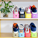 纳美嘉一体式双层鞋架鞋柜塑料鞋架6个装特价创意简易收纳架