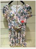 玖姿专柜正品代购 JZ2016夏装新款连衣裙女装短袖中长裙JWWX50068