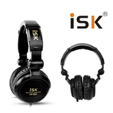 伽柏音频 ISK HP-800专业监听耳机 头戴式主播录音棚DJ耳机重低音