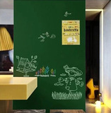 教室涂鸦墙可擦写绿板贴白板贴加厚黑板贴可移除墙贴纸贴画儿童房