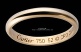 代购卡地亚Cartier 18K玫瑰金戒指B4088100 婚戒2.5MM 情人节礼物