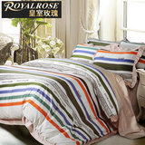 royal rose纯棉四件套新款全棉60支纱床品被套床单4件套件埃及棉