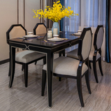 新古典样板房餐桌餐椅 豪华别墅家具 样板间餐桌椅 后现代餐桌椅