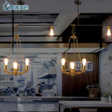 设计师loft吧台超市收银台称心如意复古中式吊灯工业咖啡厅装饰灯