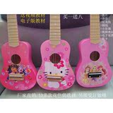 Hellokitty猫21 30寸木质儿童吉他玩具早教小吉他尤可里里6弦可弹