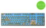 达尔优1代 2代合金版108键台式笔记本机械师键盘绿色保护膜防尘罩