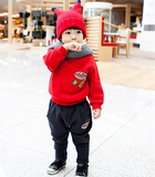 男童装宝宝儿童小孩男孩子衣服装两件套装加绒加厚卫衣冬季潮韩版