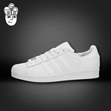 Adidas Superstar 三叶草 男鞋 纯白贝壳头板鞋