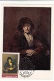 【奥托玛邮票】苏联极限片1983年伦勃朗名画《老妇人像》SP5378-1