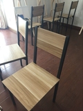 简约餐桌椅家用椅子凳子快餐店钢木椅职员培训椅子电脑椅特价批发