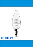 飞利浦LED蜡烛椒泡 E14尖泡4w3.5W超亮led节能灯光源包邮特价正品