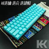机械键盘poker2改灯二代迷你白色黑色彩虹背光机械键盘 GH60iKBC