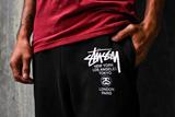 Stussy World Tour Sweatpant 世界巡游 收脚卫裤 加绒