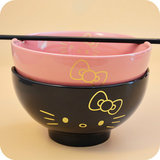 hello kitty陶瓷泡面碗创意可爱卡通大碗汤碗饭碗餐具大拉面碗