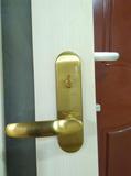 金色简约木门锁具卧室室内名门日本无钥匙静音门锁