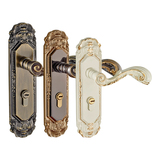 特价门锁青古铜欧式门锁室内卧室房门卫生间防盗锁具把手三件套装