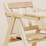童鑫实木餐椅儿童多功能餐桌椅可折叠时尚小孩吃饭椅子 (A122)咖