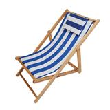 沙滩椅折叠躺椅实木牛津帆布椅躺椅靠椅户外便携午休木质躺椅包邮