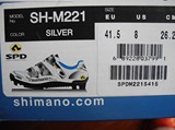 shimano sh-m221 山地车 锁鞋 碳纤维 底