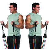 正品多功能拉力绳一字弹力绳力量训练臂力胸肌弹力带男女健身器材
