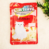 卡鲁米营养健康湿粮鲜封包 鸡肉虾仁味85g克天然味佳 猫粮 罐头