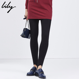 专柜正品Lily丽丽2015冬季长裤常规女装打底裤115410CZ302