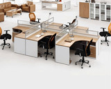 长沙办公家具职员办公桌椅组合屏风办公桌多人办公桌员工位工作位