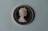 加拿大外国纪念银币老银元1986年1元23.3276克500银未流通tb388