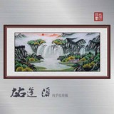 四尺纯手绘原稿中国画山水画客厅 装饰画聚宝盆风水壁画包邮特价