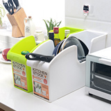 纳架简佳家居厨房创意塑料置物架子落地带滑轮储物箱调味品果蔬收