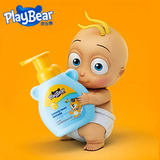 皮乐熊儿童洗发2合1 滋养无泪 宝宝婴儿沐浴露二合一正品包邮