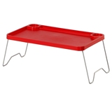 红色超轻便携手提单人笔记本电脑桌 床上可折叠大号懒人桌
