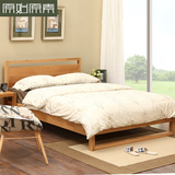 原始原素北欧简约现代实木家具白橡木家具实木床1.8米双人床特价