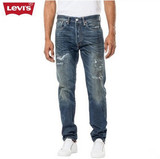 Levi's李维斯501CT系列男士经典窄脚做旧水洗牛仔裤18173-0039