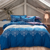 紫罗兰家纺 全棉四件套春简约床上用品床单被套1.5/1.8m 4件套