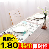 餐桌垫欧式仿麻双面印花防水西餐垫子创意时尚家用碗垫餐桌隔热垫