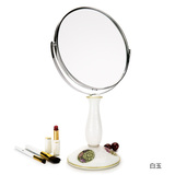 式双面大号台式化妆镜 可爱便携公主梳妆镜子 树脂浴室镜包邮欧