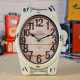 复古欧式座钟铁艺家居钟表静音台钟 创意个性机械钟客厅台式时钟