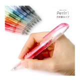 本小姐 日本百乐元气小钢笔透明彩色糖果色迷你软笔学生钢笔好用