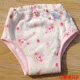 外贸原单宝宝大面积六层防水尿裤训练裤可洗布尿裤婴儿尿布裤内裤