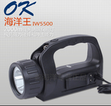 正品海洋王IW5500手提式巡检工作灯 LED超亮户外强光充电手电筒