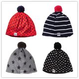 Gap绒球装饰活力图案抓绒帽 幼儿秋冬季帽子 保暖绒帽|儿童986675