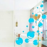 卡通泡泡墙贴卧室温馨墙壁贴纸卫生间装饰玻璃贴画浴室防水瓷砖贴