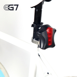 自行车尾灯 海星5LED激光尾灯骑行装备 山地车警示灯车尾灯赠电池