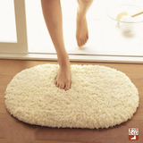 鹏翔新款欧式地毯门垫椭圆形卫浴地毯卧室客厅厨房柔软吸水防滑