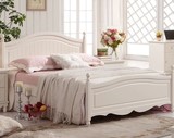 包邮欧式床实木床铺成人床双人床儿童床1.2 1.5米单人床定做床箱