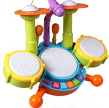 新款儿童架子鼓初学者练习真爵士鼓打击乐器早教益智音乐玩具