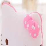 凯蒂猫毛绒玩具空调毛毯抱枕两用粉色HolleKitty送女生日礼物